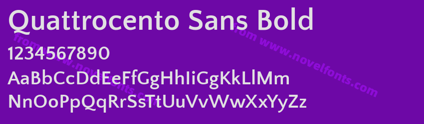 Quattrocento Sans BoldPreview