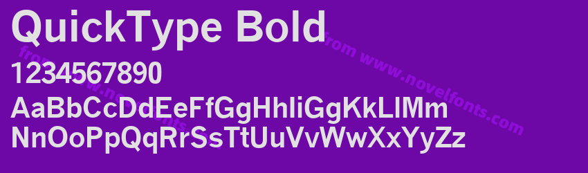 QuickType BoldPreview