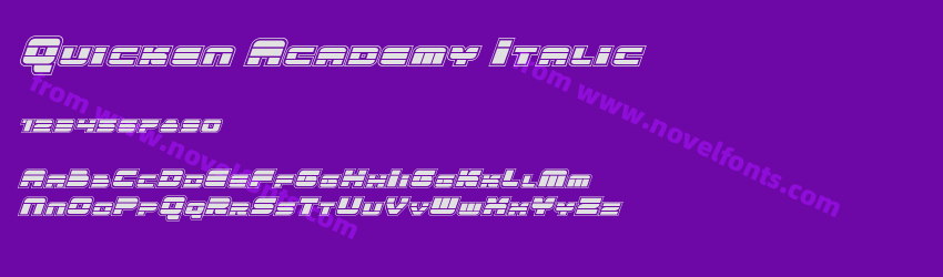 Quicken Academy ItalicPreview