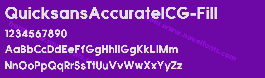 QuicksansAccurateICG-FillPreview