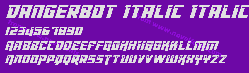 Dangerbot Italic ItalicPreview