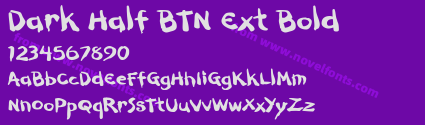 Dark Half BTN Ext BoldPreview