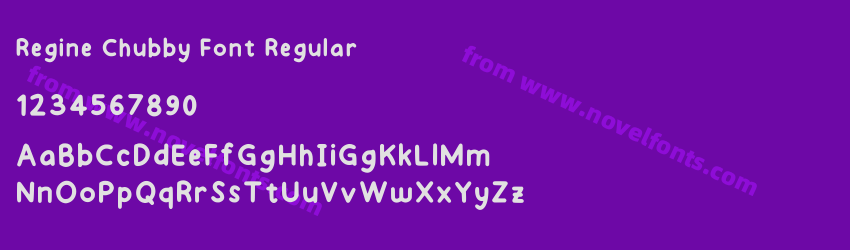 Regine Chubby Font RegularPreview