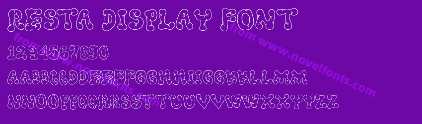 Resta Display FontPreview