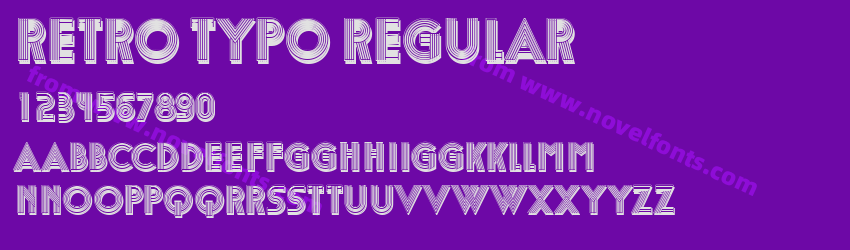 Retro Typo RegularPreview