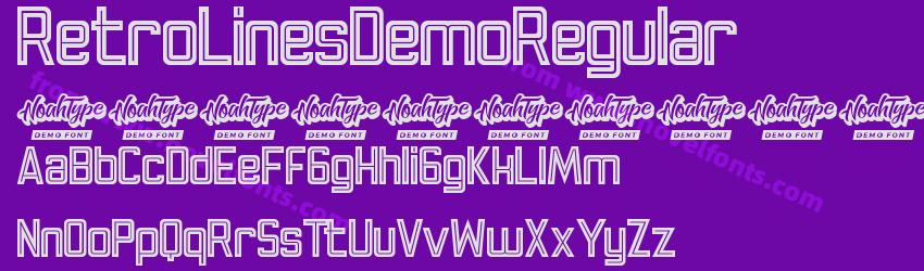 RetroLinesDemoRegularPreview