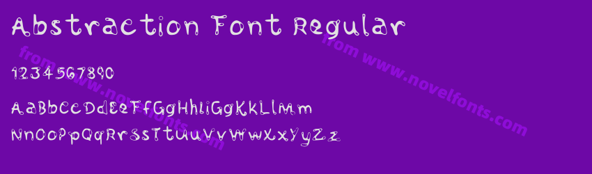 Abstraction Font RegularPreview