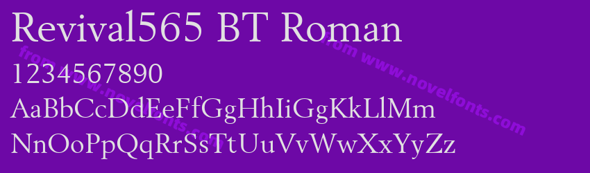 Revival565 BT RomanPreview