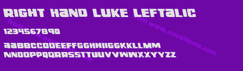 Right Hand Luke LeftalicPreview