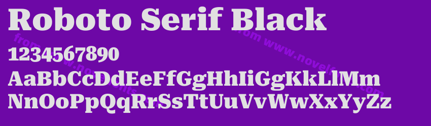 Roboto Serif BlackPreview