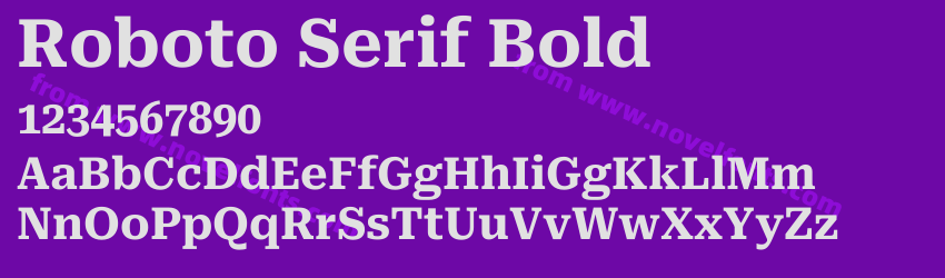 Roboto Serif BoldPreview