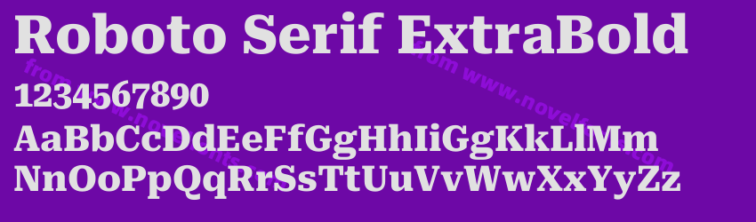 Roboto Serif ExtraBoldPreview