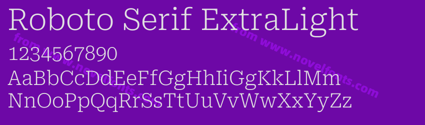 Roboto Serif ExtraLightPreview