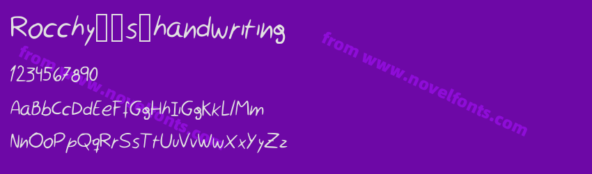 Rocchy__s_handwritingPreview