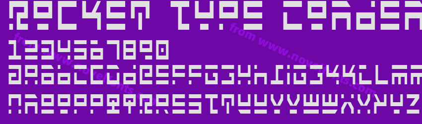 Rocket Type CondensedPreview