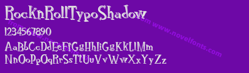 RocknRollTypoShadowPreview