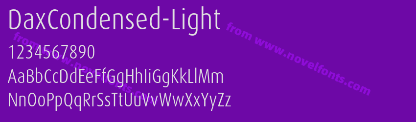 DaxCondensed-LightPreview