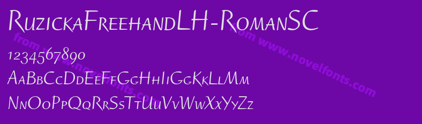 RuzickaFreehandLH-RomanSCPreview