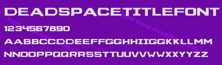 DeadSpaceTitleFontPreview