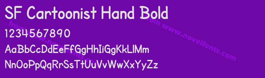 SF Cartoonist Hand BoldPreview