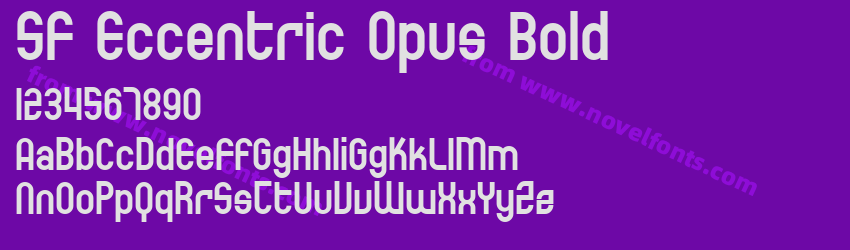 SF Eccentric Opus BoldPreview