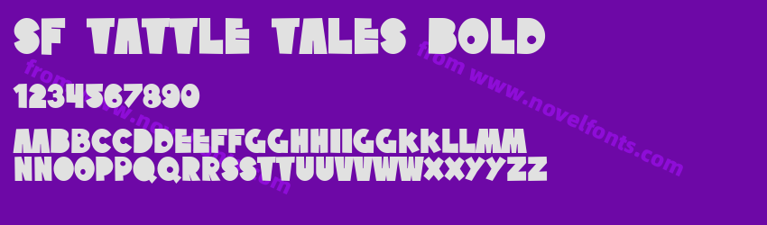 SF Tattle Tales BoldPreview