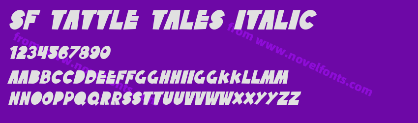 SF Tattle Tales ItalicPreview