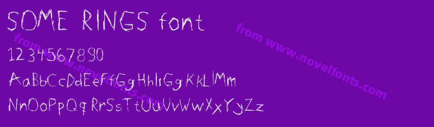 SOME RINGS fontPreview