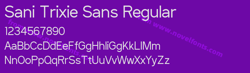 Sani Trixie Sans RegularPreview