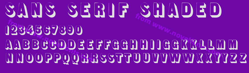 Sans Serif ShadedPreview