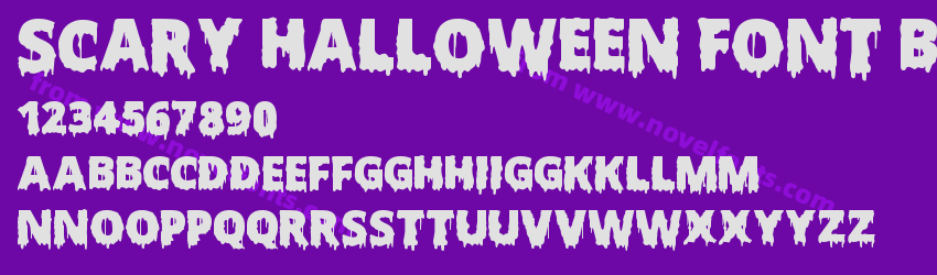 Scary Halloween Font BoldPreview