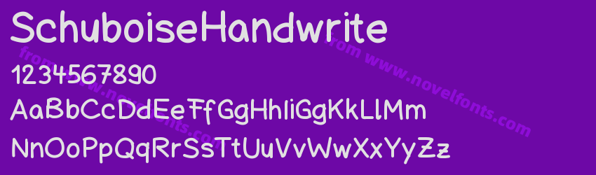 SchuboiseHandwritePreview