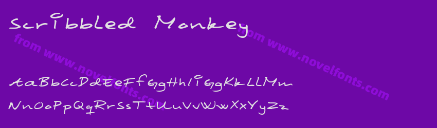 Scribbled MonkeyPreview