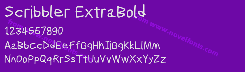 Scribbler ExtraBoldPreview