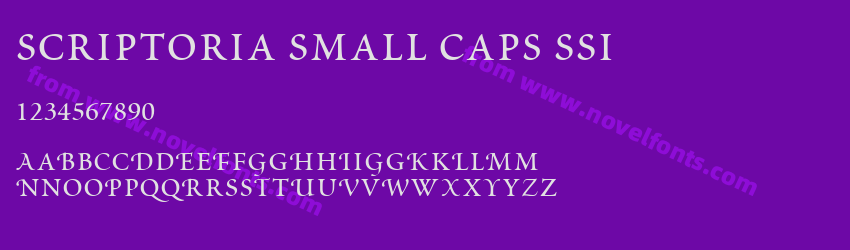 Scriptoria Small Caps SSiPreview