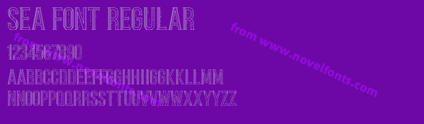 Sea Font RegularPreview