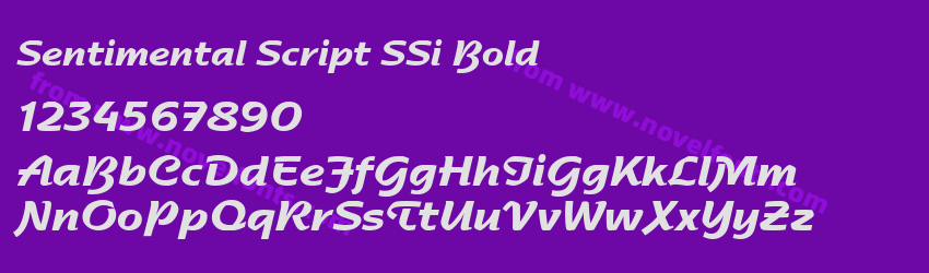 Sentimental Script SSi BoldPreview