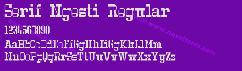 Serif Ngesti RegularPreview