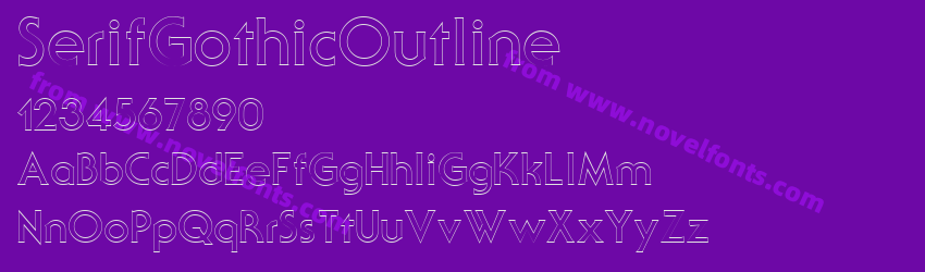 SerifGothicOutlinePreview