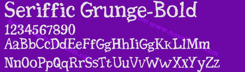 Seriffic Grunge-BoldPreview