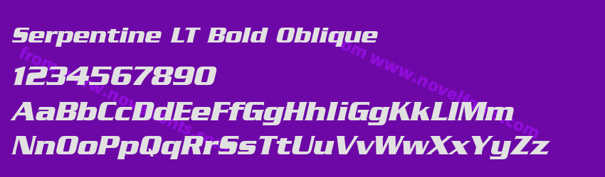 Serpentine LT Bold ObliquePreview