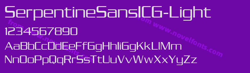 SerpentineSansICG-LightPreview