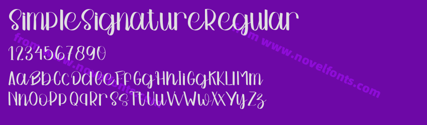 SimpleSignatureRegularPreview