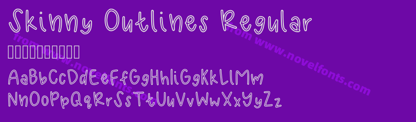 Skinny Outlines RegularPreview