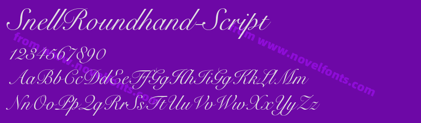 SnellRoundhand-ScriptPreview