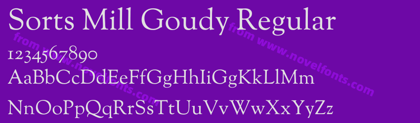 Sorts Mill Goudy RegularPreview