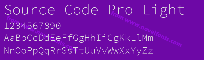 Source Code Pro LightPreview