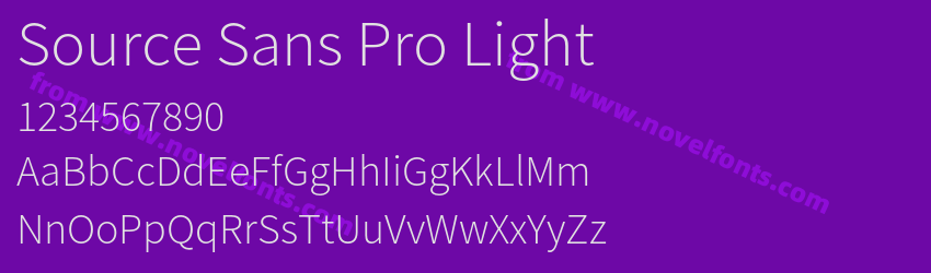 Source Sans Pro LightPreview