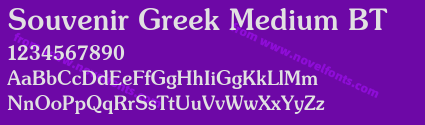 Souvenir Greek Medium BTPreview