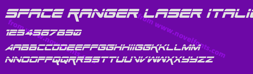 Space Ranger Laser ItalicPreview